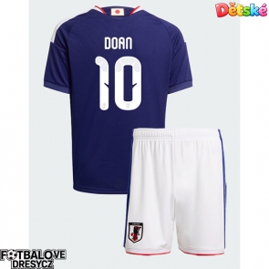 Japonsko Ritsu Doan #10 Dětské Domácí dres komplet MS 2026 Krátký Rukáv (+ trenýrky)